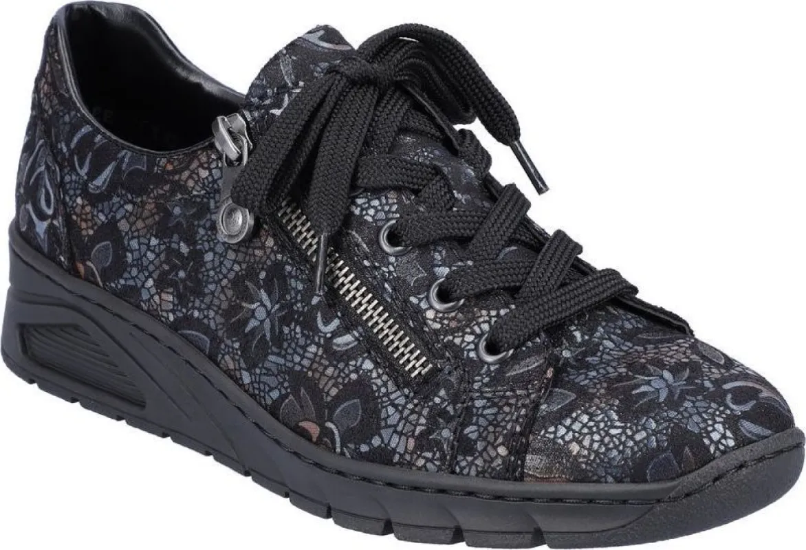 Black Lace Up With Side Zip sold by Quarks / Urban Trail