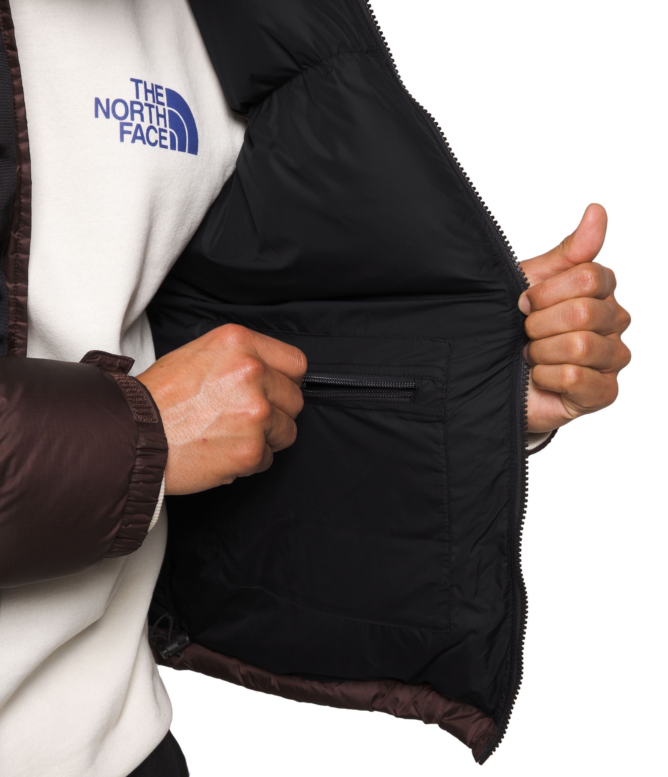 M 1996 Retro Nuptse Jacket Coal Brown TNF Black sold by Quarks / Urban Trail product image thumbnail 2