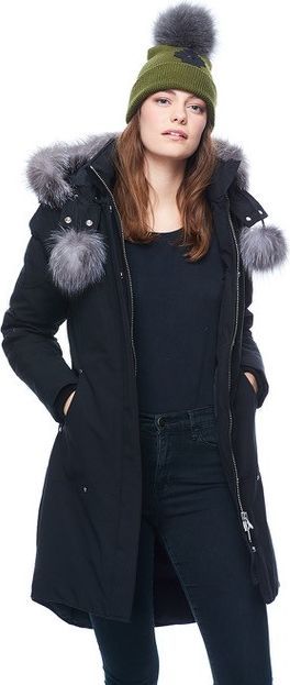 Ladies Stirling Parka Black-frost sold by Quarks / Urban Trail