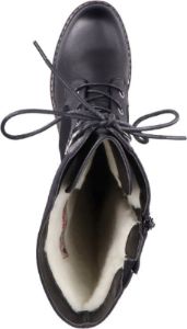 Black Tall Lace Up Boot sold by Quarks / Urban Trail