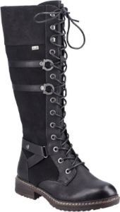 Black Tall Lace Up Boot sold by Quarks / Urban Trail