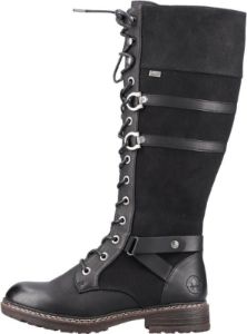Black Tall Lace Up Boot sold by Quarks / Urban Trail