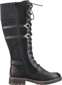 Black Tall Lace Up Boot sold by Quarks / Urban Trail