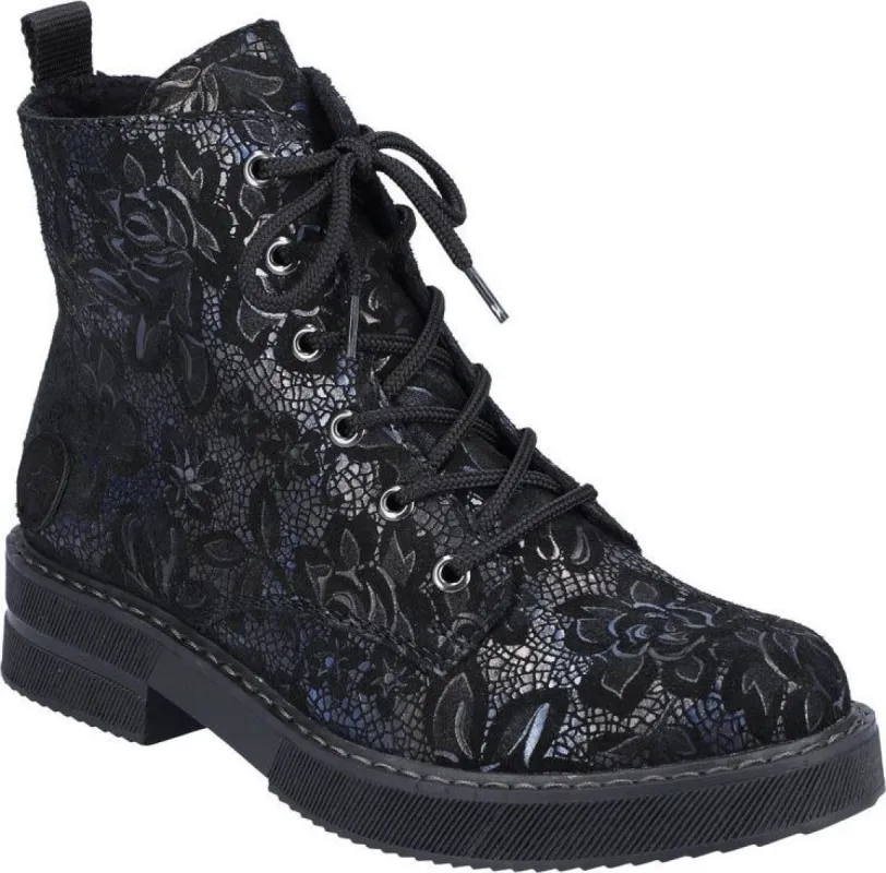 Navy/black Military Boot sold by Quarks / Urban Trail
