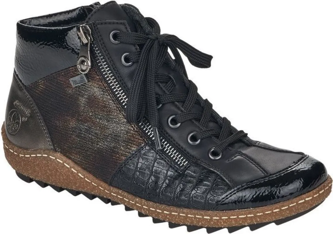 Black Lace Up Ankle Boot sold by Quarks / Urban Trail