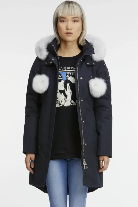 Ladies Stirling Parka Navy-natural sold by Quarks / Urban Trail