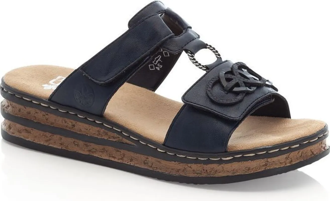 Navy 2 Strap Sandal sold by Quarks / Urban Trail