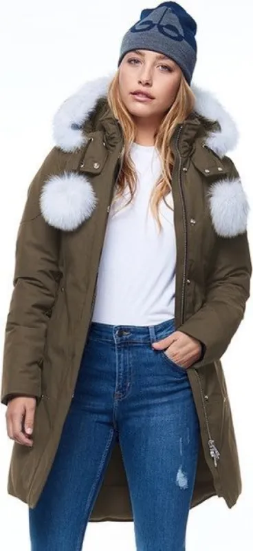 Ladies Stirling Parka Army-natural sold by Quarks / Urban Trail