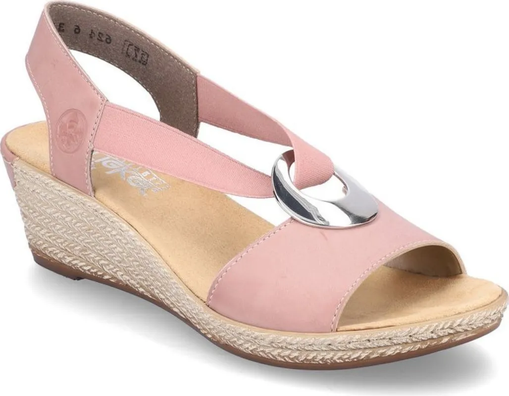 Dark Rose Wedge Sling Back sold by Quarks / Urban Trail