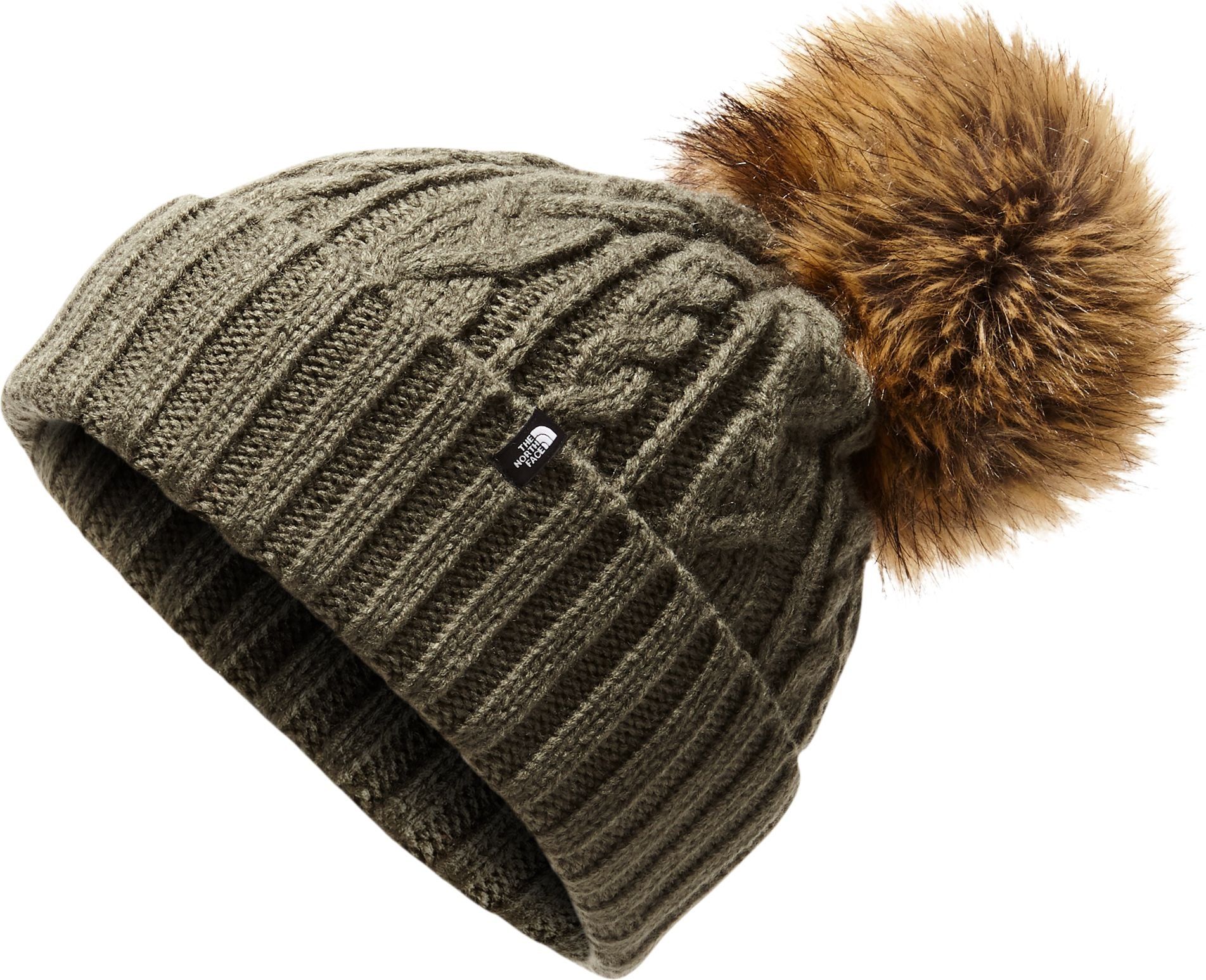 Oh Mega Fur Pom Beanie New Taup sold by Quarks / Urban Trail