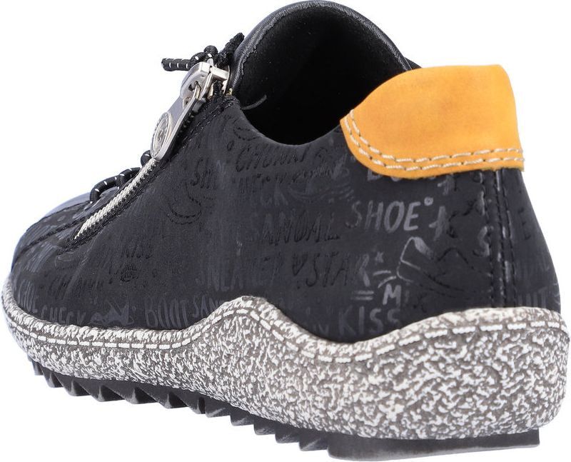 Black Lace Up With Side Zip sold by Quarks / Urban Trail product image thumbnail 5