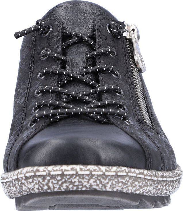 Black Lace Up With Side Zip sold by Quarks / Urban Trail product image thumbnail 4