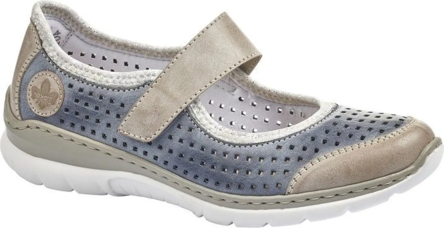 Navy/grey Marjane Shoe sold by Quarks / Urban Trail