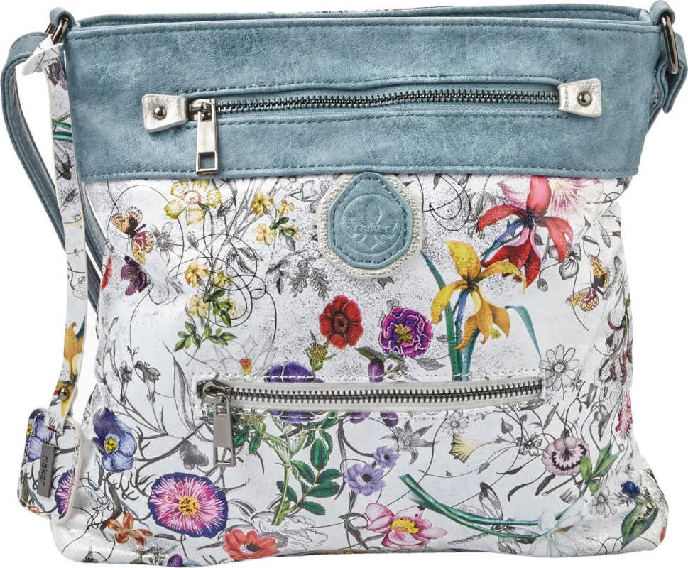Purse Blue/floral sold by Quarks / Urban Trail