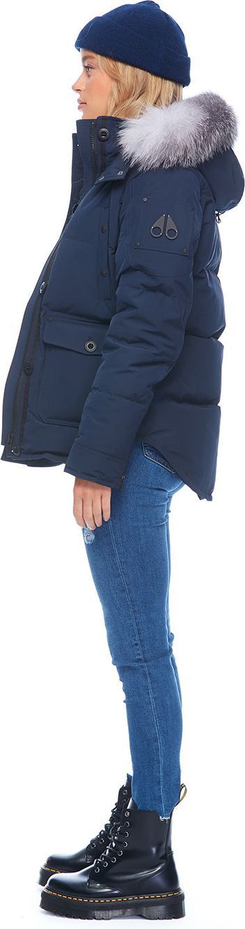 Anguille Jacket True Navy Frost Fox Fur sold by Quarks / Urban Trail product image thumbnail 3
