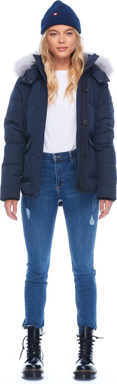 Anguille Jacket True Navy Frost Fox Fur sold by Quarks / Urban Trail product image thumbnail 2