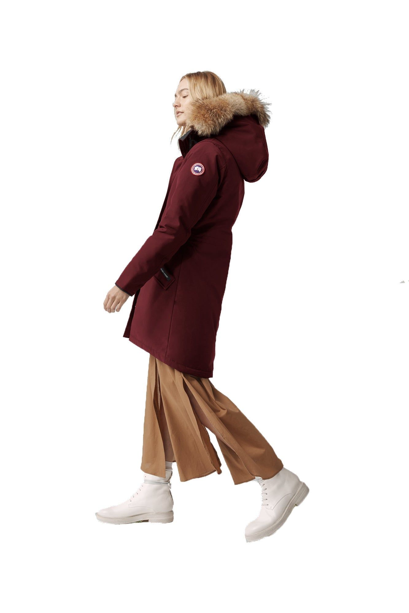 Rossclair Parka Bordeaux sold by Quarks / Urban Trail product image thumbnail 4