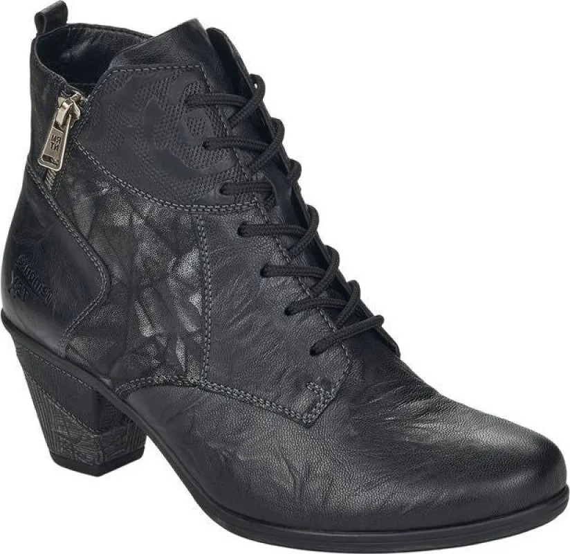 Black Heeled Lace Up Boot sold by Quarks / Urban Trail