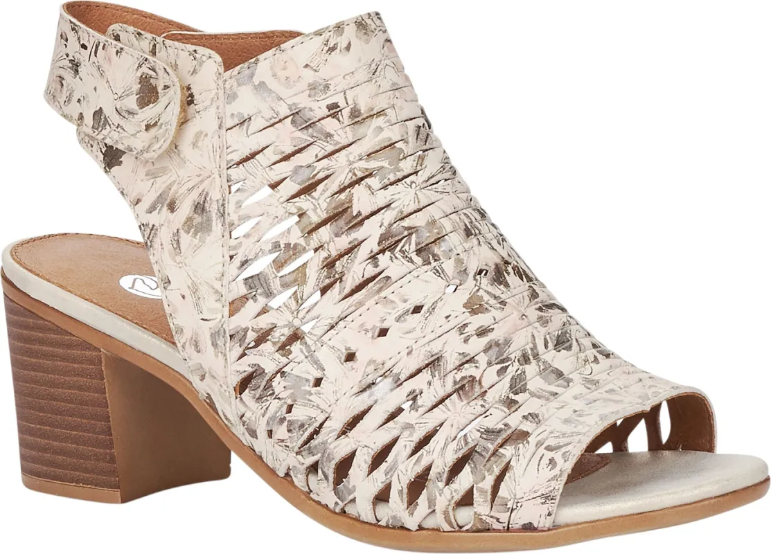 Beige Metallic Perforated Sandal sold by Quarks / Urban Trail