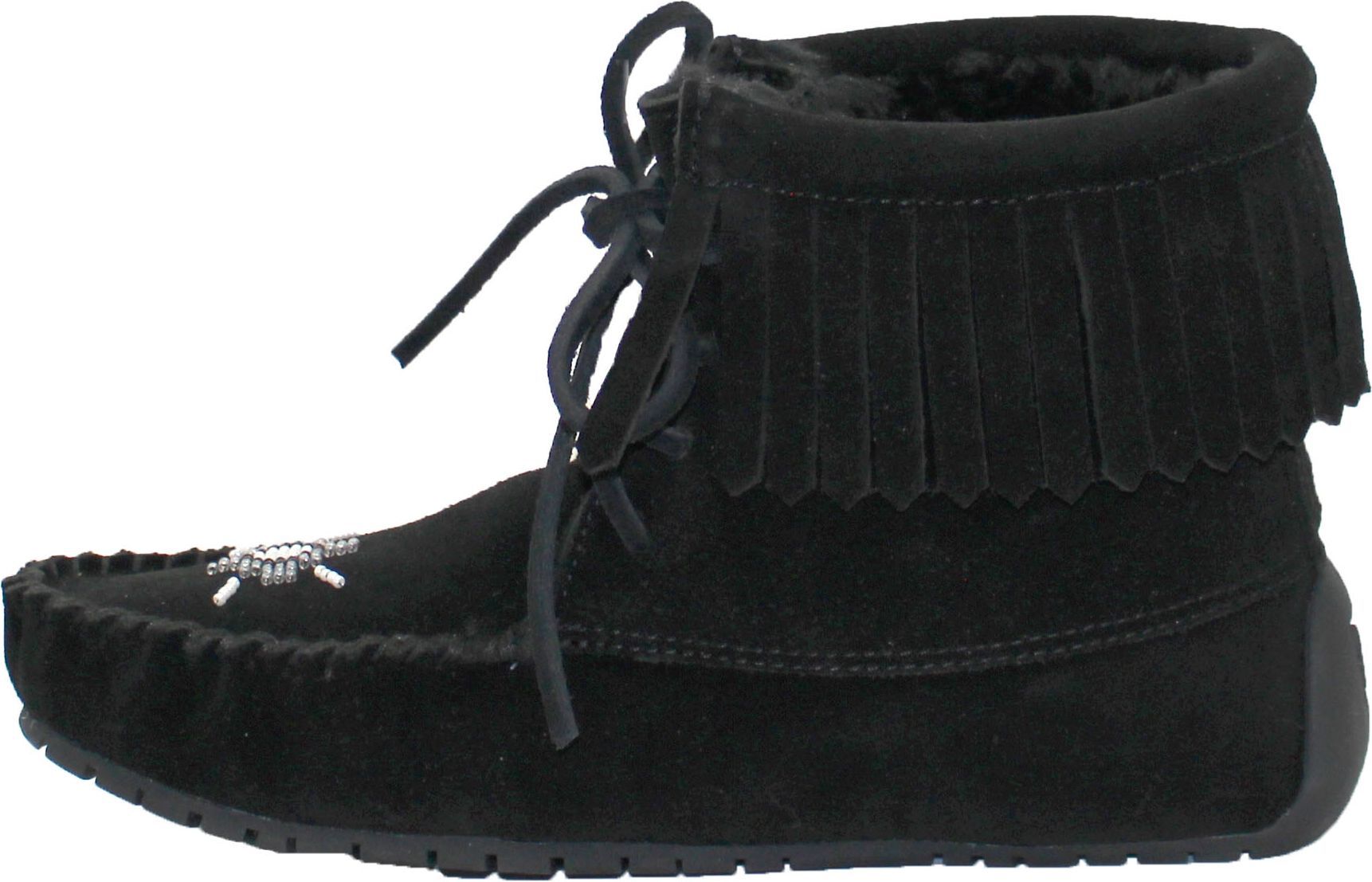 Short Lace up Black Suede Boot sold by Quarks / Urban Trail product image thumbnail 2
