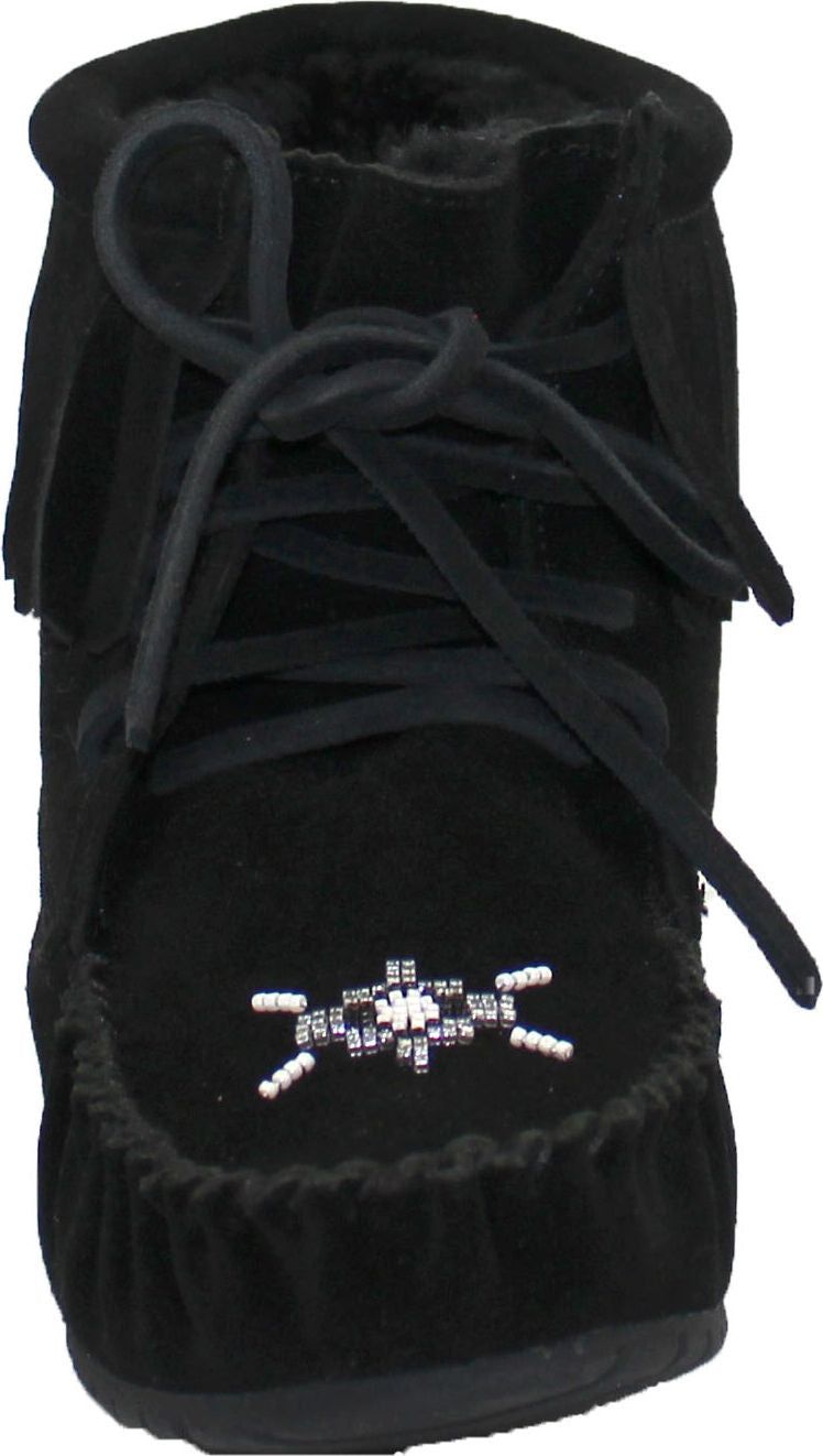 Short Lace up Black Suede Boot sold by Quarks / Urban Trail product image thumbnail 3