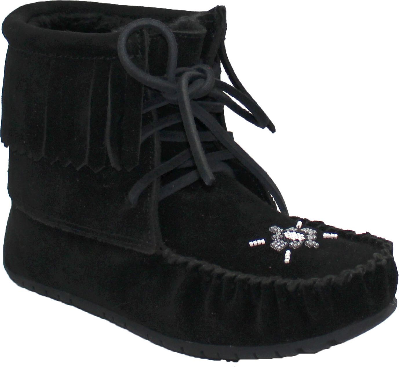 Short Lace up Black Suede Boot sold by Quarks / Urban Trail