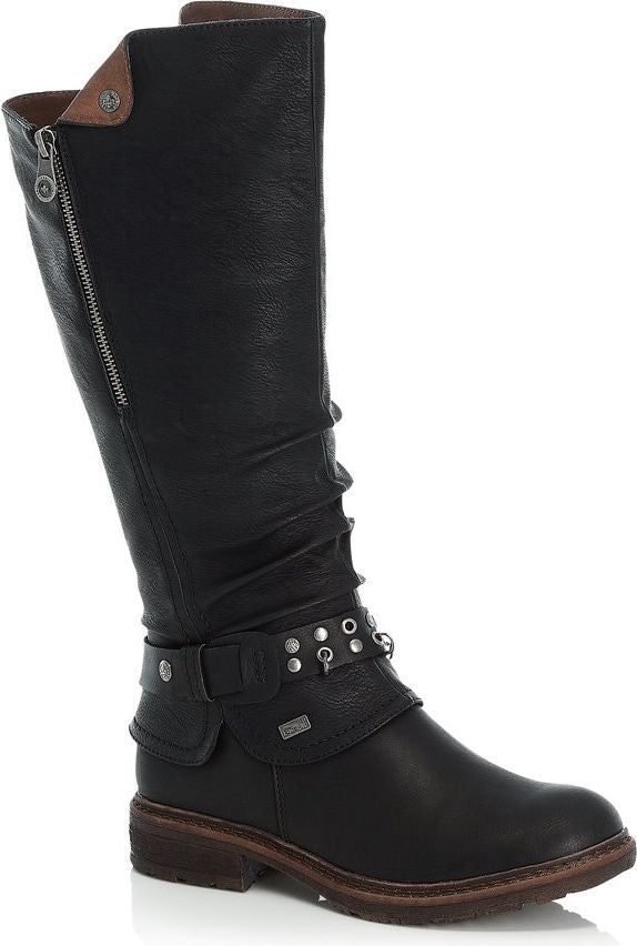 Black Tall Warm Lined Boot sold by Quarks / Urban Trail