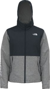 M Printed Novelty Millerton Jacket TNF Medium Grey Heather TNF Black sold by Quarks / Urban Trail
