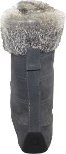 Tall Laceup Charcoal Suede Boot sold by Quarks / Urban Trail
