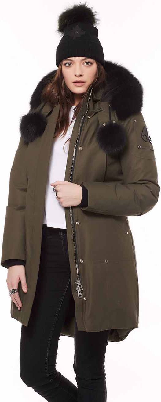 Ladies Stirling Parka Army-black sold by Quarks / Urban Trail