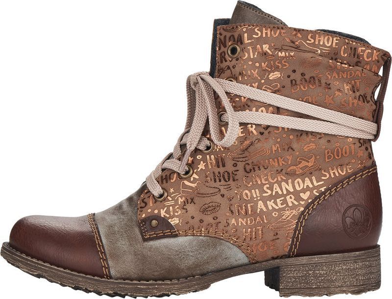 Brown Lace Up Boot sold by Quarks / Urban Trail product image thumbnail 3