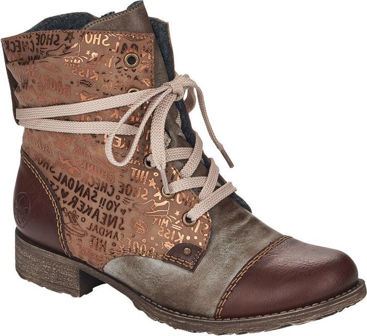 Brown Lace Up Boot sold by Quarks / Urban Trail
