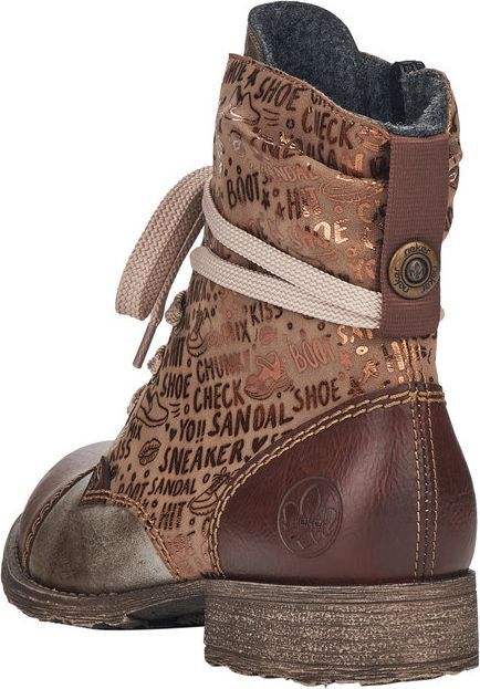 Brown Lace Up Boot sold by Quarks / Urban Trail product image thumbnail 4