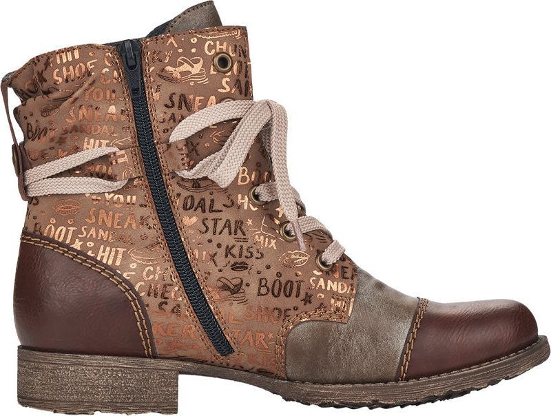 Brown Lace Up Boot sold by Quarks / Urban Trail product image thumbnail 2