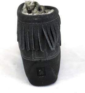 Short Lace up Charcoal Suede Boot sold by Quarks / Urban Trail