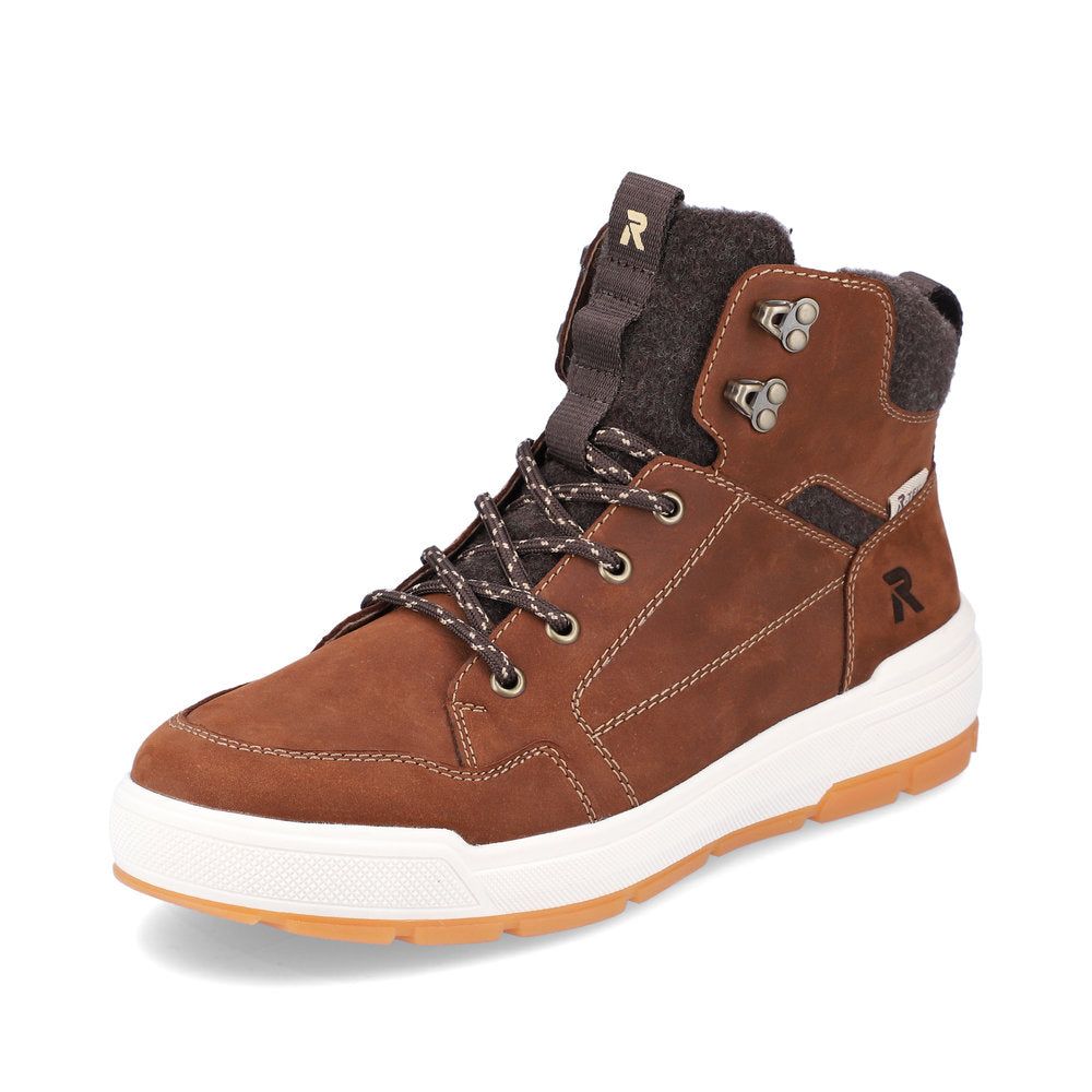 Brown Lace Up Boot sold by Quarks / Urban Trail