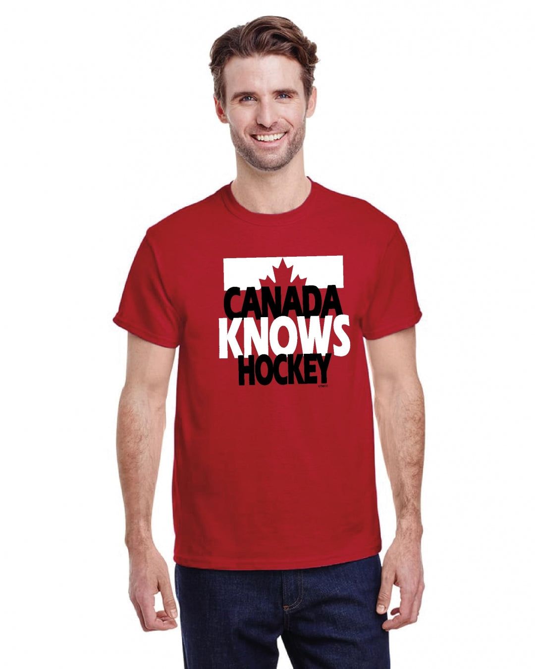 T-shirt Canada Knows Hockey sold by Quarks / Urban Trail