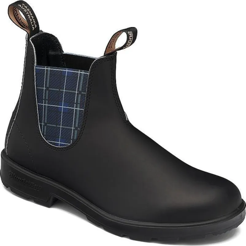 Blundstone 2102 - Original Black With Navy Tartan Elastic sold by Quarks / Urban Trail