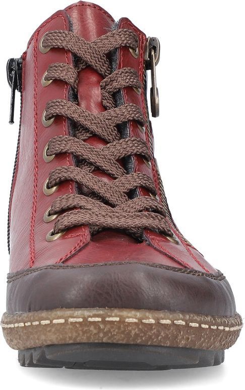 Wine Lace Up Ankle Boot sold by Quarks / Urban Trail product image thumbnail 4