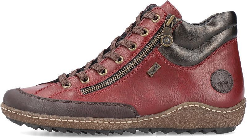 Wine Lace Up Ankle Boot sold by Quarks / Urban Trail product image thumbnail 3