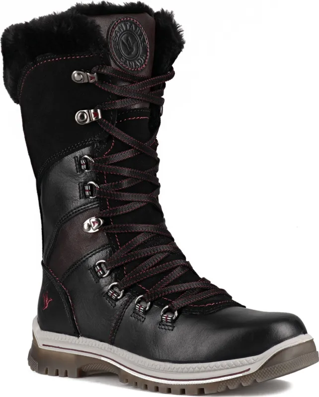 Marinda Leather Black Burgundy sold by Quarks / Urban Trail