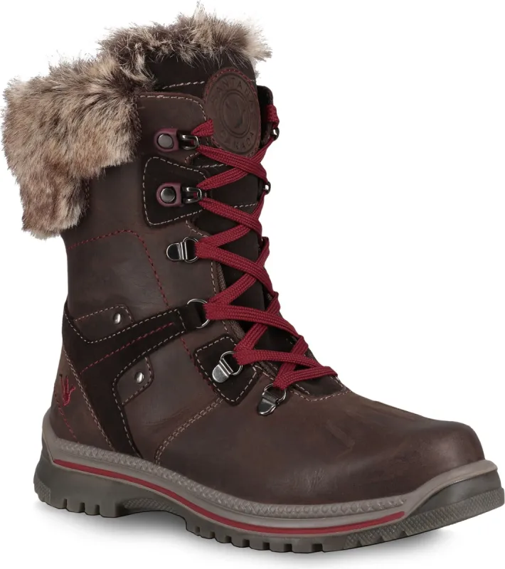 Milly Leather Brown Burgundy sold by Quarks / Urban Trail