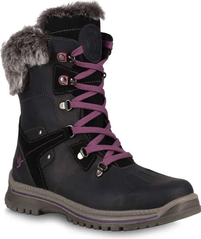 Milly Leather Black Purple sold by Quarks / Urban Trail