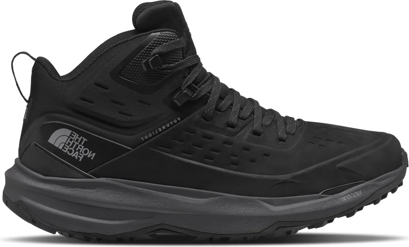 M Vectiv Exploris 2 Mid Futurelight Leather TNF Black Vanadis Grey sold by Quarks / Urban Trail