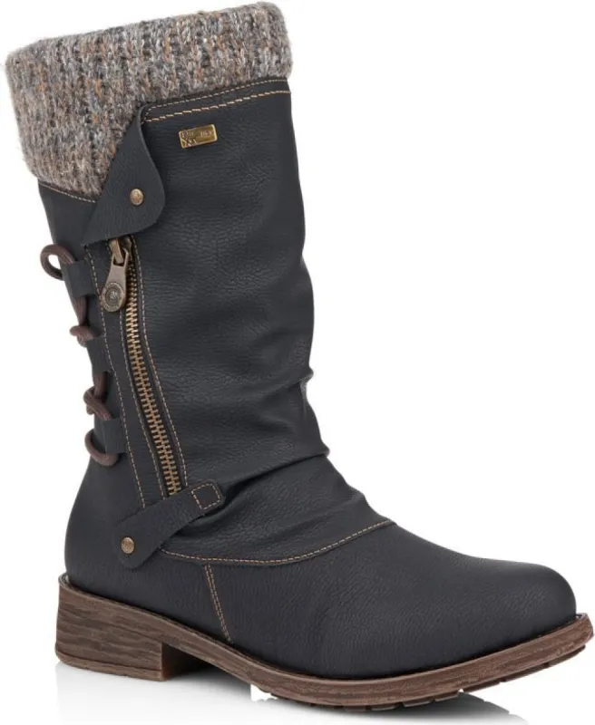 Black Side Zip Boot sold by Quarks / Urban Trail