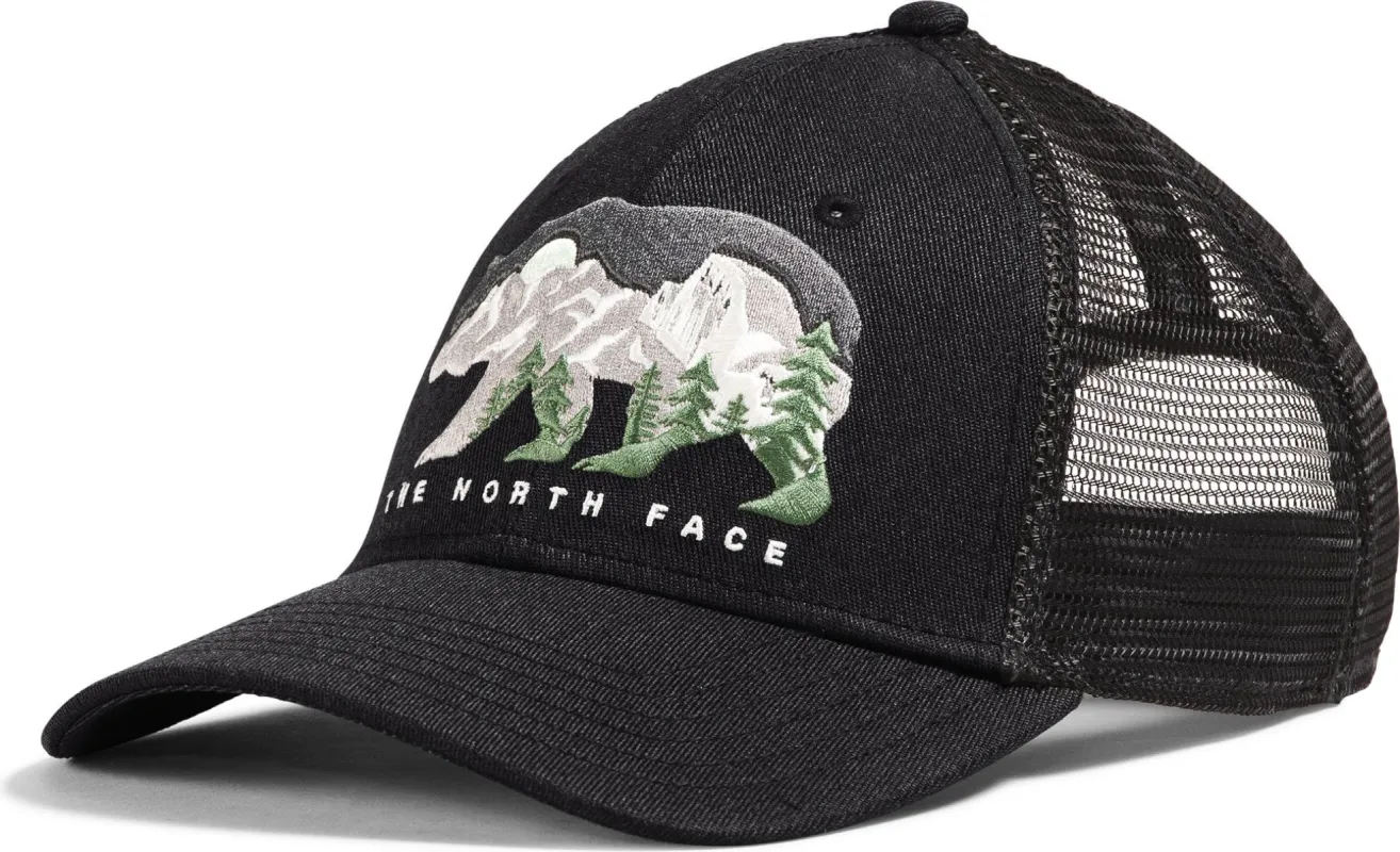 Embroidered Mudder Trucker TNF Black Bear Graphic sold by Quarks / Urban Trail