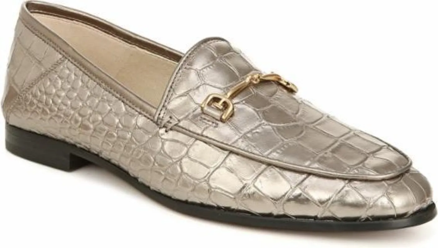 Loraine Pyrite Mara Metallic Crocodile Leather sold by Quarks / Urban Trail