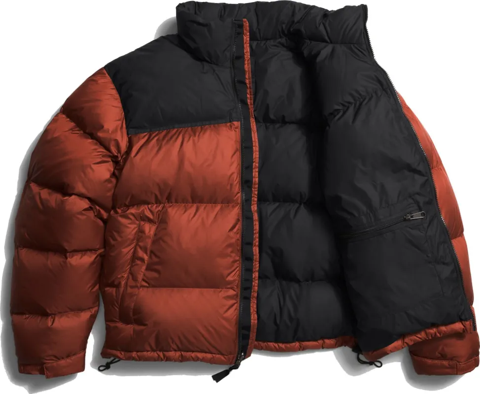 M 1996 Retro Nuptse Jacket Brandy Brown TNF Black sold by Quarks / Urban Trail