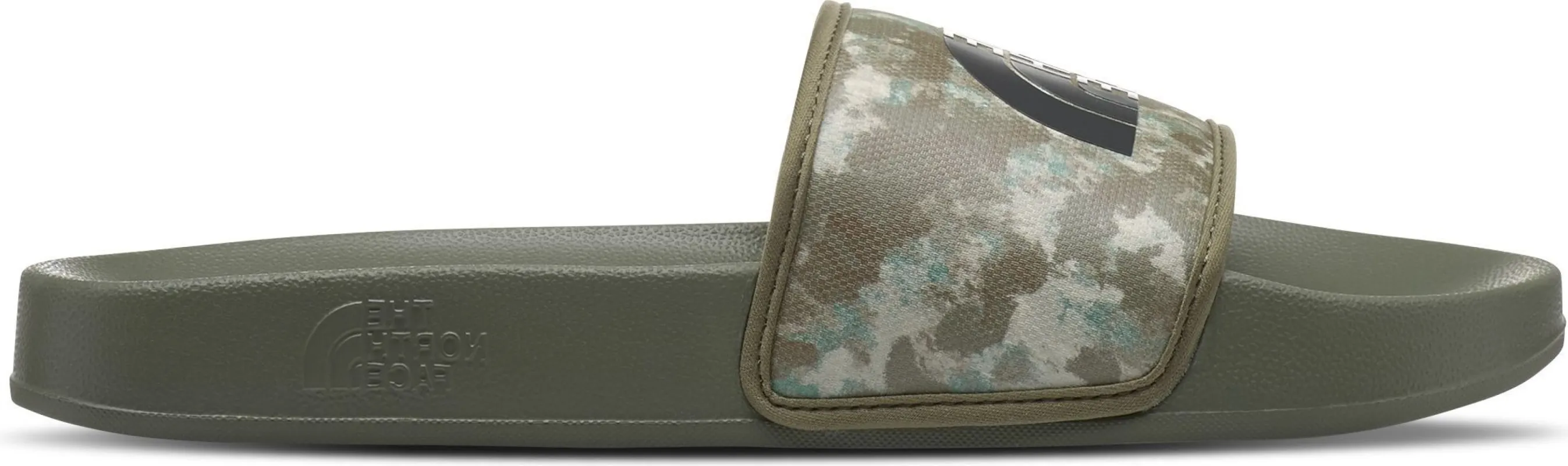 M Base Camp Slide III Military Olive Stripped Camo Print TNF Black sold by Quarks / Urban Trail