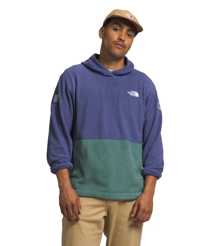 M Pali Pile Fleece Hoody Cave Blue Dark Sage Mandarin sold by Quarks / Urban Trail